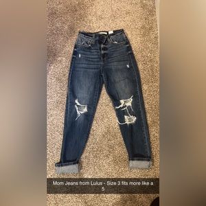 Lulu’s Mom Jeans - Size 3 - Worn 1x